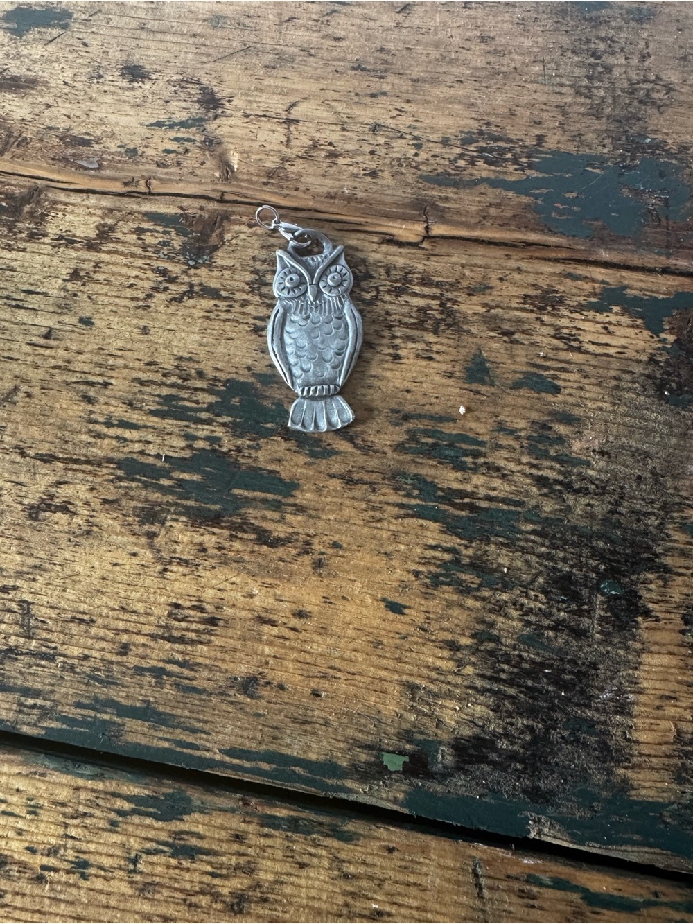 Pewter Owl Pendant Charm